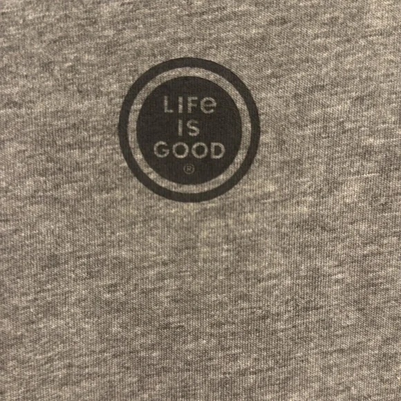 NWT Life is Good Women's Gray T-Shirt Size Medium - Picture 5 of 6